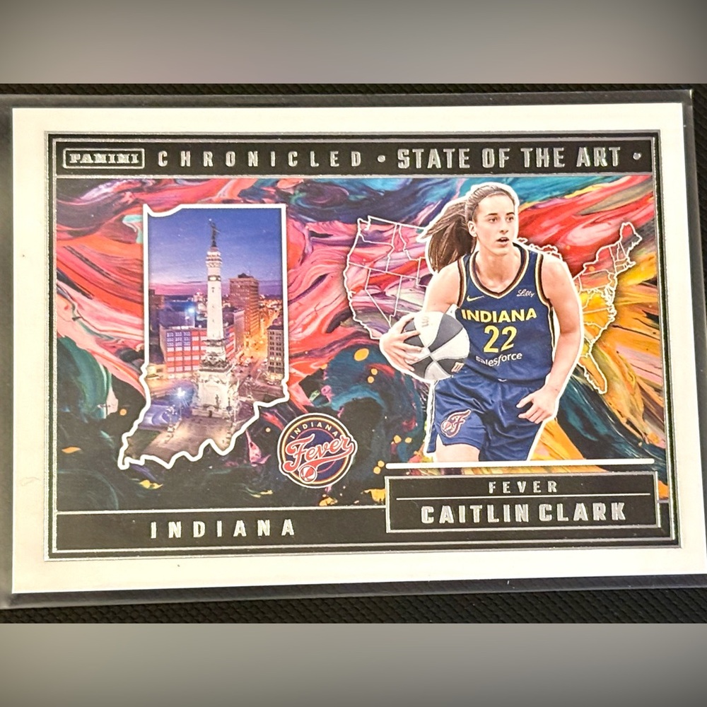 Caitlin Clark Basketball Card Panini Chronicled State Of The Art Indiana Fever